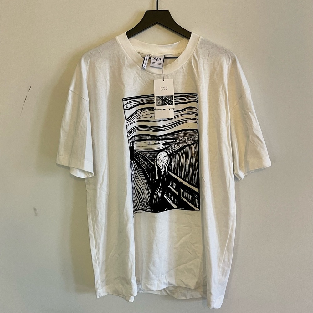 NEW Mens Zara X Munch Shirt W/ Tags